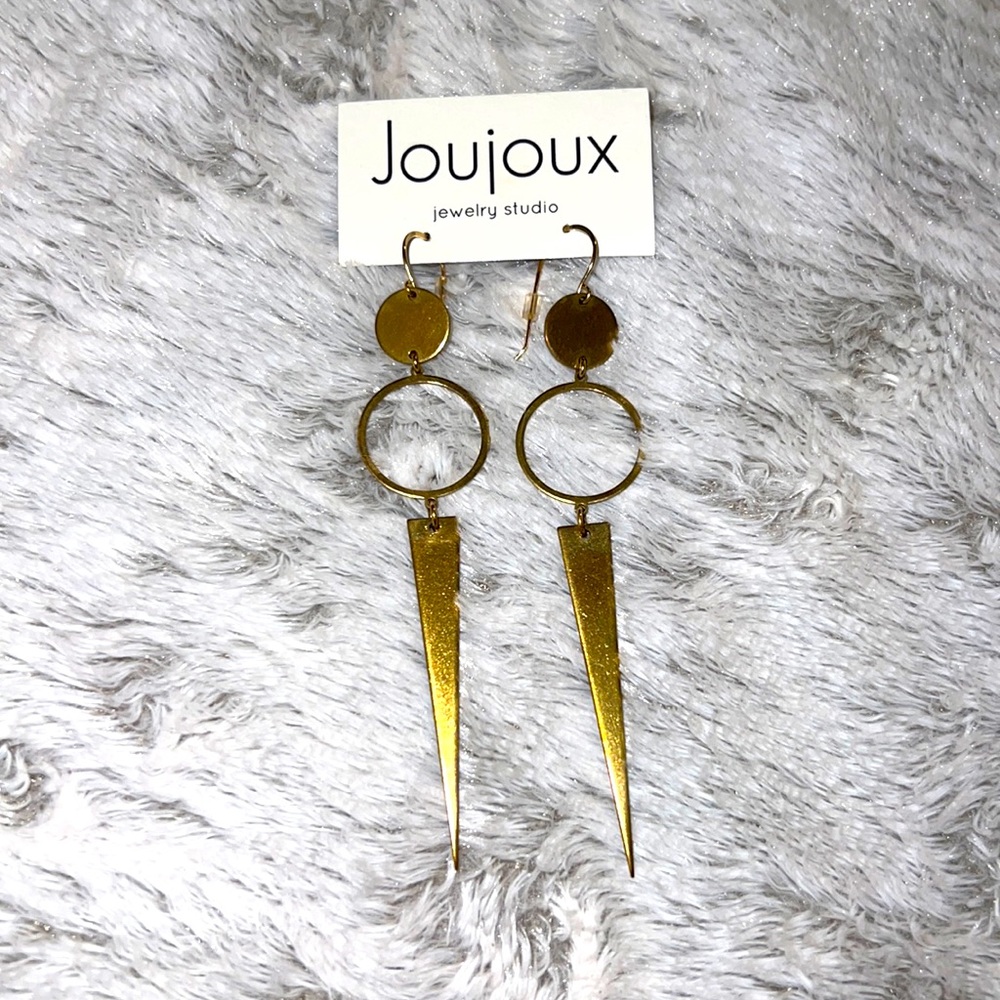 Brass earrings